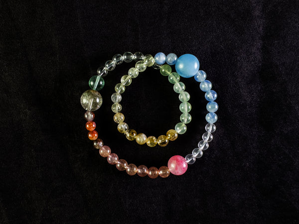 Five Elements Multi-crystal bracelet- Harmony and Stability