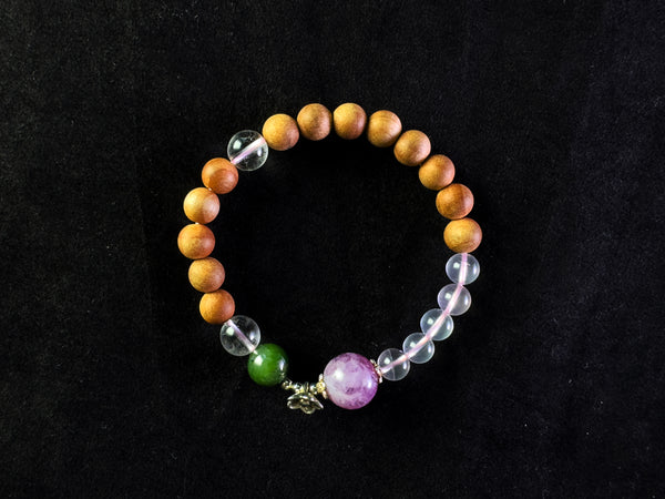 Five Elements Multi-crystal bracelet- Clarity and Growth