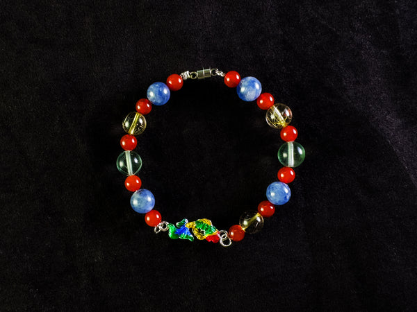 Leap of Balance Five-Element Crystal Bracelet